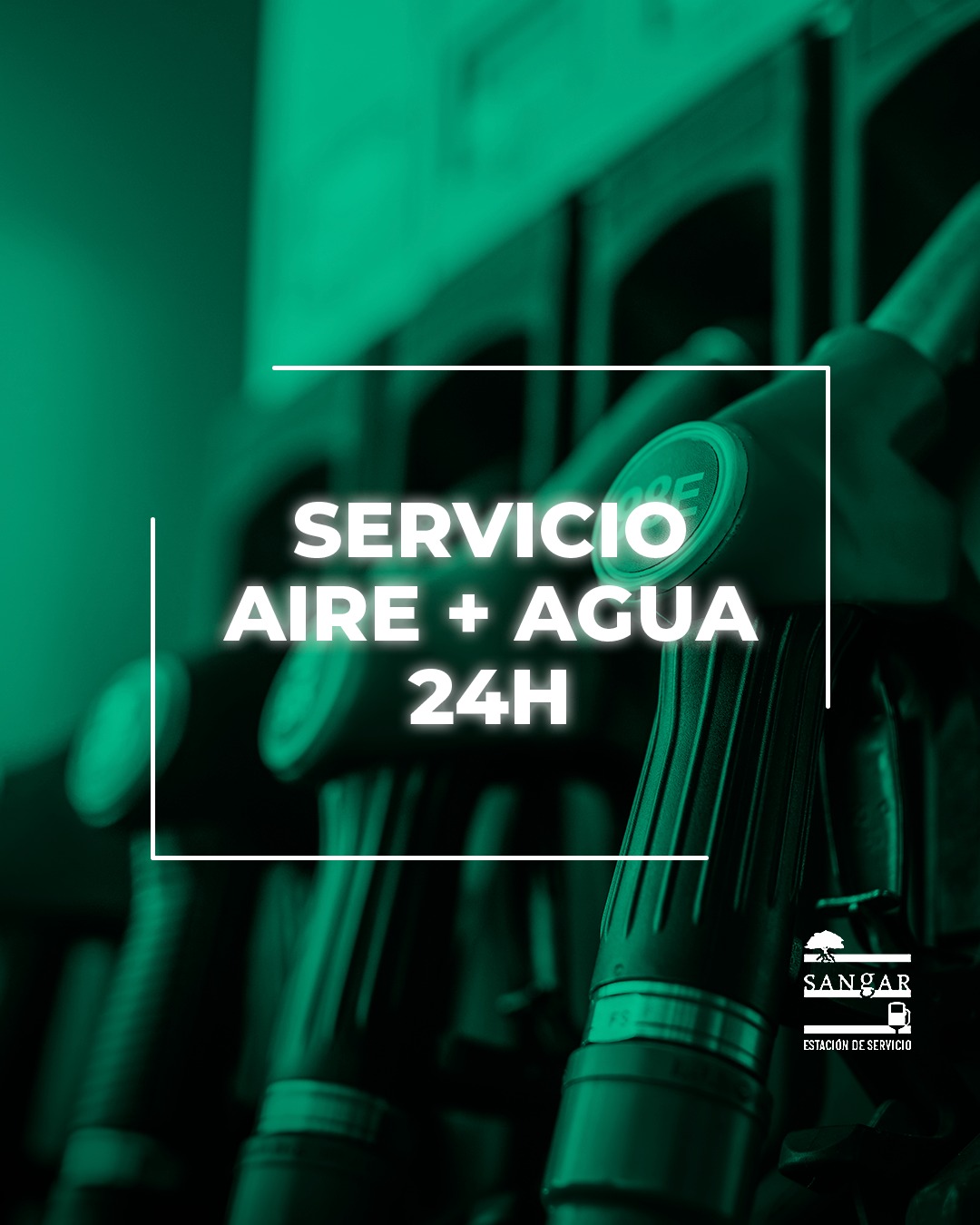 Servicio de aire y agua 24 h